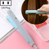 Mini Professional Hair Tools Smoothing Corrugated Travel Straightening Irons(Light Blue Bear)
