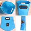 Outdoor Portable Folding Sink PVC Collapsible Bucket, Capacity: 15L (Sky Blue)