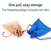 50 PCS Multi size Linen Jute Drawstring Gift Bags Sacks Wedding Birthday Party Favors Drawstring Gift Bags, Size:7x9cm(Gray)