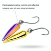 PROBEROS DW602 Long Casting Metal Sequins Lure Moth Sequins Warp Beak Fake Lure, Color: Color A(2.5g)
