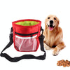 Dog Treat Training Pouch Bag - Red - Hands-Free Waist/Shoulder Bag