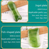 Resin Scraping Sheet Massage Facial Tendon Stick Beauty Salon Shave Board Acupuncture Pen, Color Classification: Resin Yellow Ingot Board