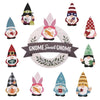 Easter Hanging Door Decoration Indoor Wooden Egg Hanging Sign, Style: Old Man