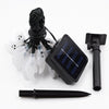 Ghost Shape 30 LEDs Outdoor Garden Waterproof Christmas Festival Decoration Solar Lamp String (White)