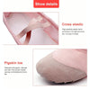 Flats Soft Ballet Shoes Latin Yoga Dance Sport Shoes for Children & Adult(Red)