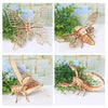 5 PCS MQY005 Children Educational Early Education DIY Hand-Assembled 3D Animal Model Puzzle Toy(Butterfly)
