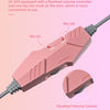 Soyto SY-G25 Cat Ear Glowing Gaming Computer Headset, Cable Length: 2m(Pink)