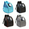 Pet Carrier Backpack, Breathable Cat Dog Carrier, Black/Blue, Holds 6kg