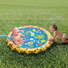 Cartoon Pattern Round Inflatable Outdoor Lawn Sprinkler Pad Children Pad, Diameter: 100cm