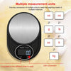Home Kitchen Electronic Scale High Precision Stainless Steel Jewelry Scale, Style:No Edging, Specification:5kg/0.1g