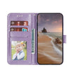 For Xiaomi Redmi K70 Lace Flower Embossing Flip Leather Phone Case(Purple)