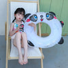 Children Sequin Thickened Panda Swimming Ring With Handle, 70# Diameter: 58cm