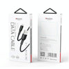YESIDO CA97 2.4A USB to 8 Pin Braided Charging Data Cable with Indicator Light, Length:1.2m(Black)