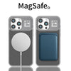 For iPhone 13 Pro Folding Holder Carbon Fiber MagSafe Phone Case(Black)