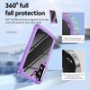 For Samsung Galaxy S24 FE 5G TPU + PC Lens Protection Phone Case(Purple)