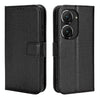 For ASUS Zenfone 9 Diamond Texture Leather Phone Case(Black)
