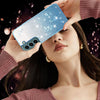 For Samsung Galaxy S22 5G Gradient Glitter Flower All-inclusive Phone Case(Blue)