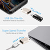 2 PCS SBT-148 USB-C / Type-C Male to USB 3.0 Female Zinc Alloy Adapter(Champagne Gold)