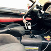 Car Modification Heightening Gear Shifter Extension Rod Adjustable Height Adjuster Lever Shift Lever with Adapters for Honda(Red)