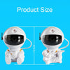 USB Astronaut Shape Colorful LED Laser Star Projection Light(Star)