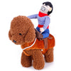 Cowboy Dog Costume with Money Bag (L) - Halloween Fancy Dress