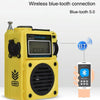 HanRongda HRD-701 Portable Full Band Radio Subwoofer Bluetooth TF Card Digital Display Radio(Khaki)