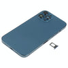 iPhone 12 Pro Max Blue Back Cover Assembly with Wireless Charging