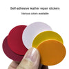 50pcs /Bag Strong Self-adhesive Leather Repair Sticker Sofa Car Seat Hole PU Leather Patch(White)