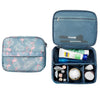 Large Capacity Portable Lady Waterproof Padded Travel Cosmetic Bag Beautician Storage Bags Women Makeup Bag(Style B Flamingo)