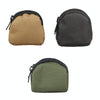 H25 Outdoor Sports Nylon Micro Slingshot Steel Ball Waist Bag Mini Coin Purse(Black)