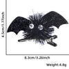 1pair Halloween Bat Hairpin Children Costume Headdress(Black)