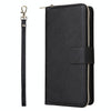 For Samsung Galaxy A23 9 Card Slots Zipper Wallet Bag Leather Phone Case(Black)