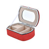 HN-001 Travel Portable Ring Lipstick Jewelry Storage Box(Mirror Version Red)