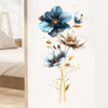 PH-QT670 Beautiful 3D Embossed Texture Flower Stickers Children Bedroom Home Decor Wall Decals