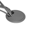ABS Plastic Round Cable Box Computer Desk Cable Hole Cover, Specification: 80mm (Black)