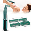 568 USB Electric Shaver Eyebrow Trimmer(Ink Green)