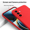 For Samsung Galaxy A56 5G Pure Color Liquid Silicone Shockproof Full Coverage Phone Case(Red)