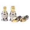 BNC to SMA Adapter 4-Pack | RF Coaxial Connector Kit
