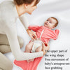 Insular Baby Cotton Quilt Newborn Swaddle Sleeping Bag Blanket, Size: 60cm For 0-3 Months(Grey)