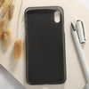 For iPhone X / XS Ultra-thin Frosted PP Protective Back Cover Case(Black)