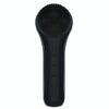 Sonic Waterproof Facial Cleansing Brush Rechargeable Hot Compress Face Scrubber Cleanser(Black)