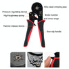 Wire Tube Type European Terminal Crimping Pliers(HCS8 16-6 Red Black)