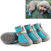 Dog Shoes Breathable Non-Slip, Lake Blue, 3.3x4cm (4 Pcs)