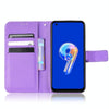 For ASUS Zenfone 9 Diamond Texture Leather Phone Case(Purple)