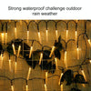 7m 50 LEDs Outdoor Waterproof Solar Bubble Stick String Lights(Warm Light)