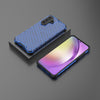 For Samsung Galaxy A56 5G Shockproof Honeycomb PC + TPU Protective Phone Case(Blue)