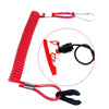 2 PCS Universal Ship Out-Of-Fire Switch Safety Rope Boot Machine Motorboat Emergency Exterior Switch Rope(Red)