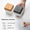 Square Flip Polyhedral Timing Night Light(Dark Wood Grain)