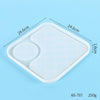 DIY Crystal Glue Afternoon Tea Tray Decoration Silicone Mold, Specification: 60-707