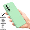 For Samsung Galaxy A26 5G Pure Color Liquid Silicone Shockproof Full Coverage Phone Case(Green)